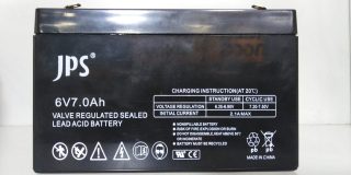 6V 7Ah JPS Rechargeable Lead Acid Battery